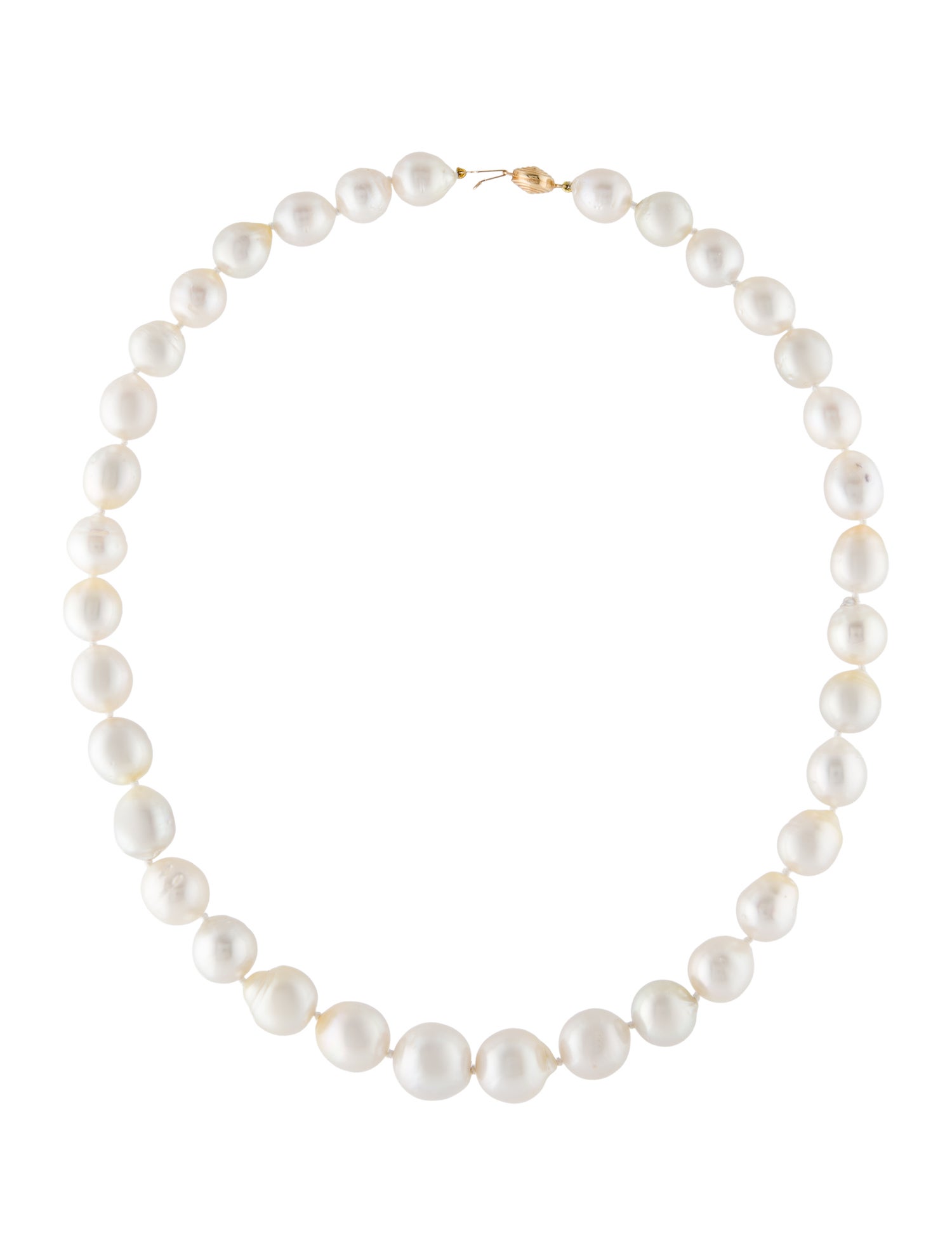 Necklace 14K Pearl Bead Strand