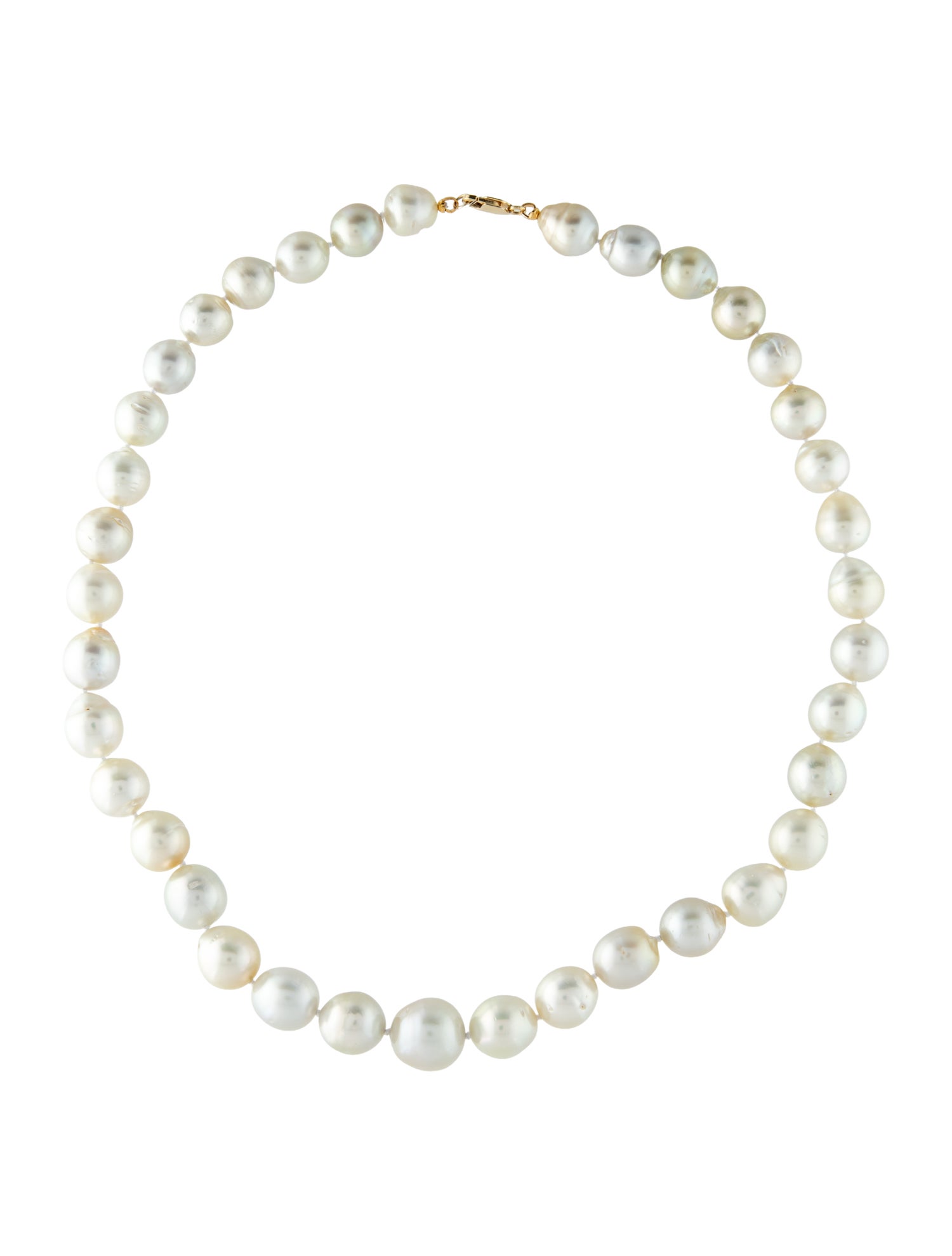 Necklace 14K Pearl Bead Strand Necklace