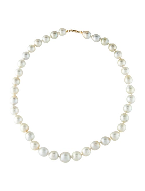Necklace 14K Pearl Bead Strand Necklace