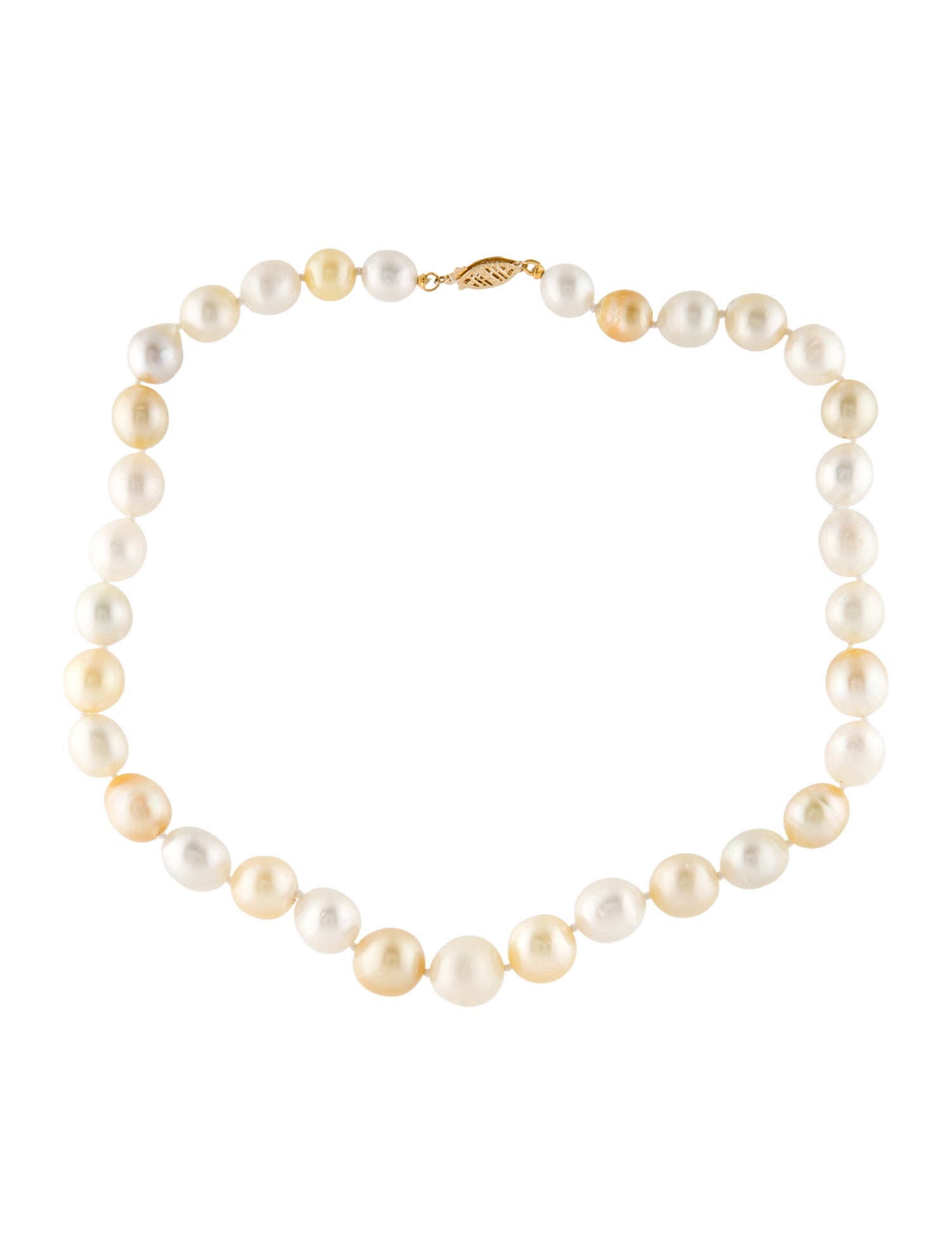 Necklace 14K Pearl Bead Strand