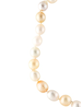 Necklace 14K Pearl Bead Strand Necklace