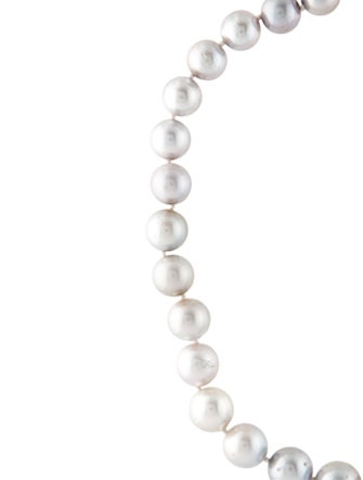 Necklace 14K Pearl Graduated Bead Strand Necklace