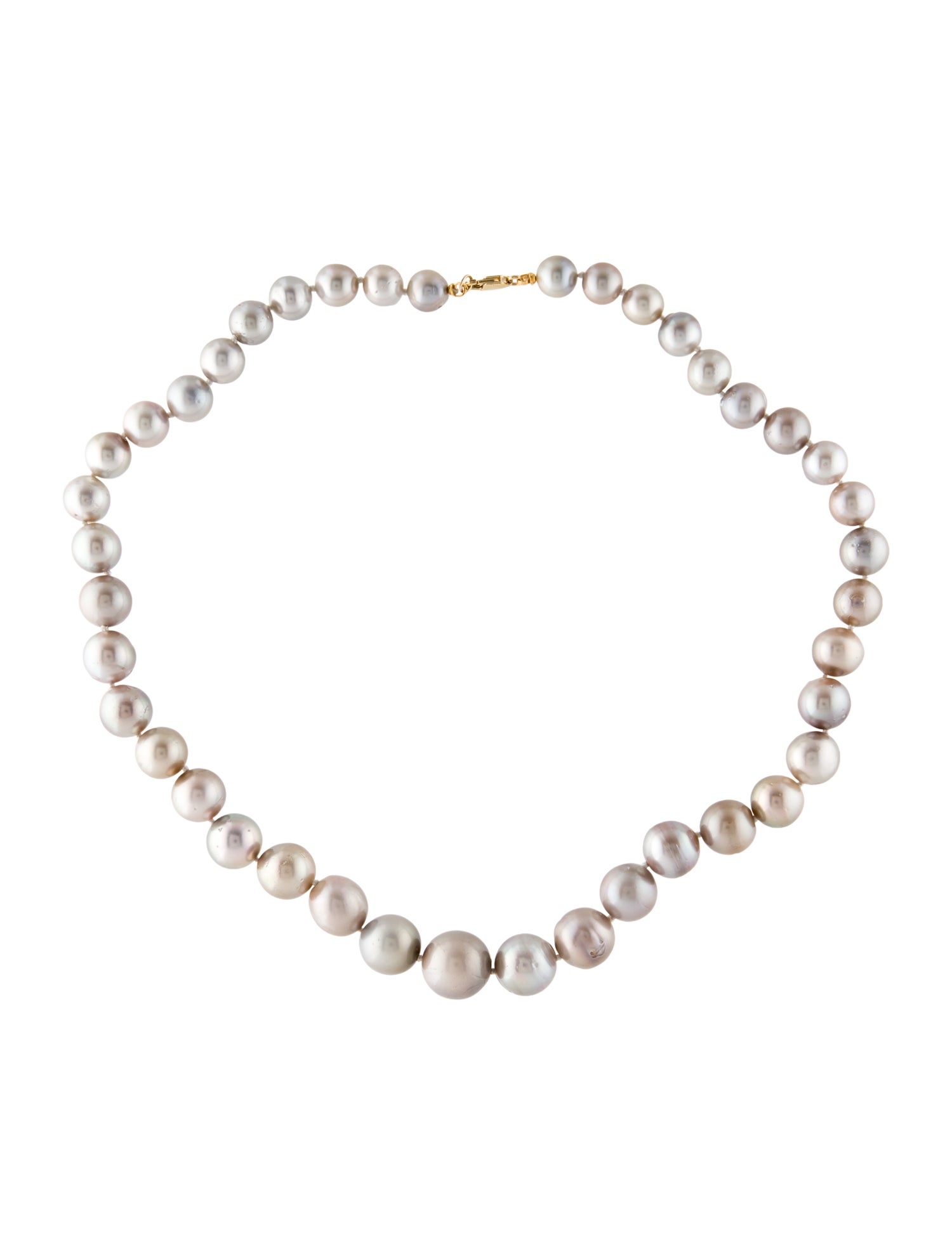 Necklace 14K Pearl Graduated Bead Strand