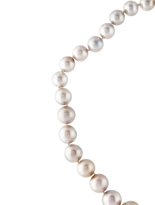 Necklace 14K Pearl Graduated Bead Strand Necklace