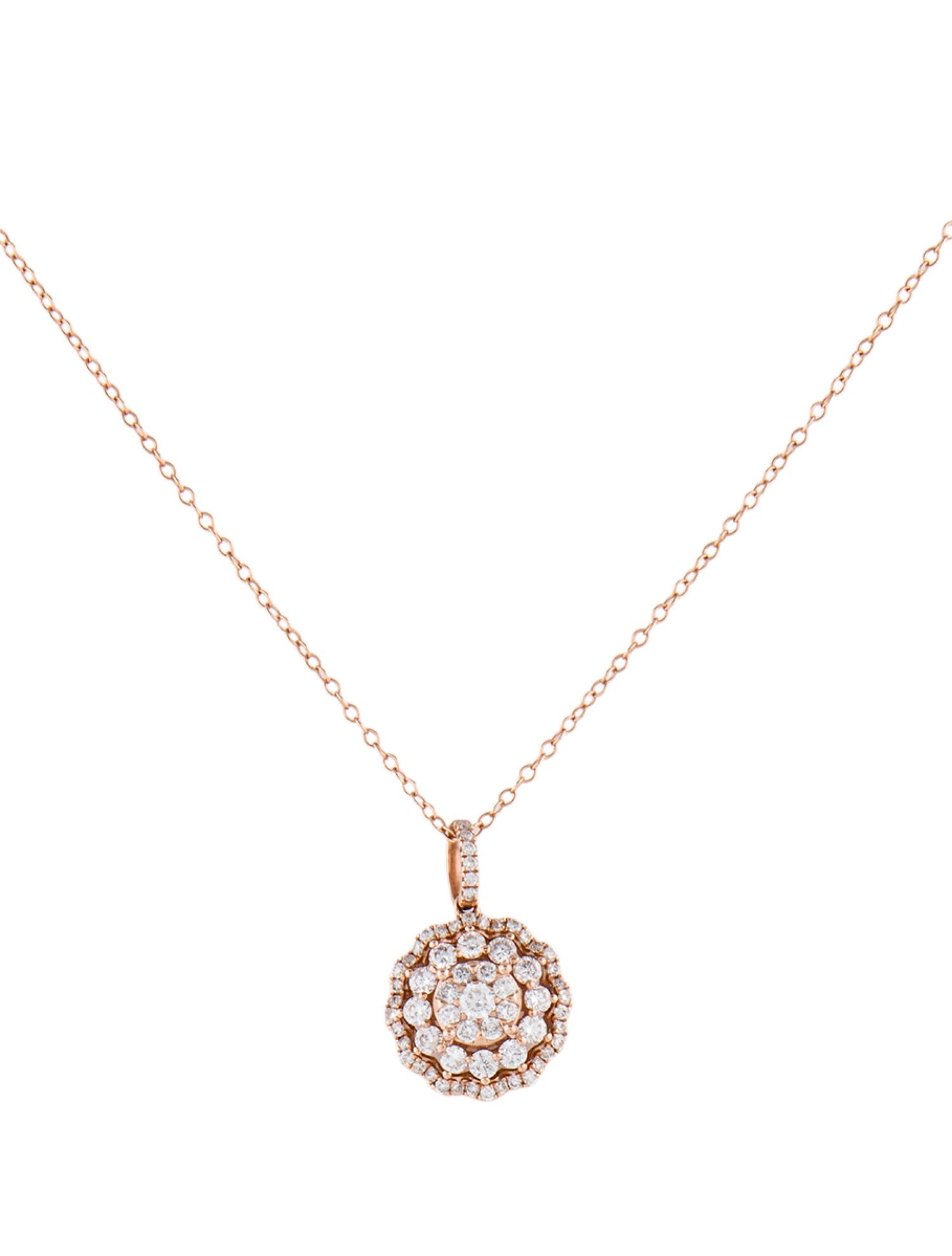 Necklace 14K Diamond Pendant Necklace