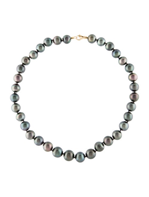 Necklace 14K Pearl Graduated Bead Strand Necklace