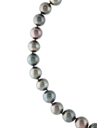 Necklace 14K Pearl Graduated Bead Strand Necklace