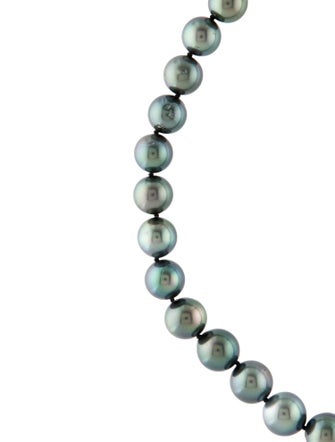 Necklace 14K Pearl Graduated Bead Strand Necklace