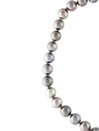 Necklace 14K Pearl Graduated Bead Strand Necklace