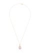Necklace 14K 5.16ct Kunzite & Diamond Pendant Necklace