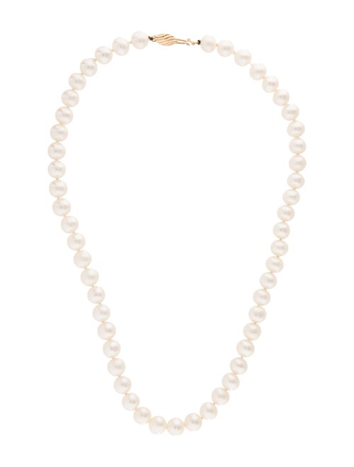 Necklace 14K Pearl Bead Strand Necklace