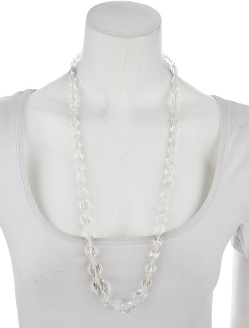 Necklace 14K Quartz Bead Strand Necklace