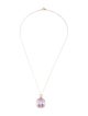 Necklace 14K 20.63ct Kunzite & Diamond Pendant Necklace