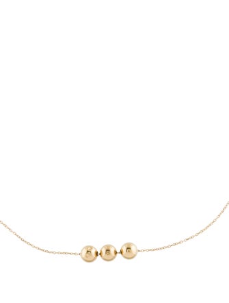 Necklace 14K Beads Station Necklace
