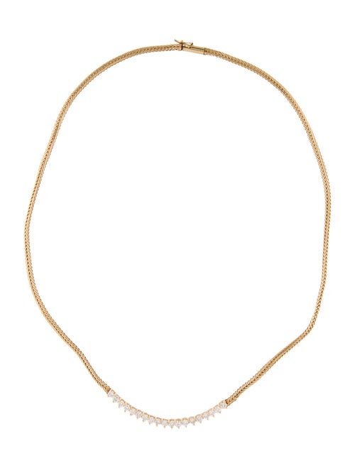 Necklace 14K 1.52ctw Diamond Collar Necklace