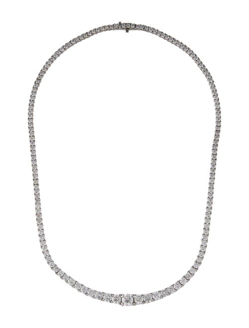 Necklace 14K 14.11ctw Diamond Graduated Chain Necklace
