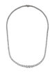 Necklace 14K 14.11ctw Diamond Graduated Chain Necklace