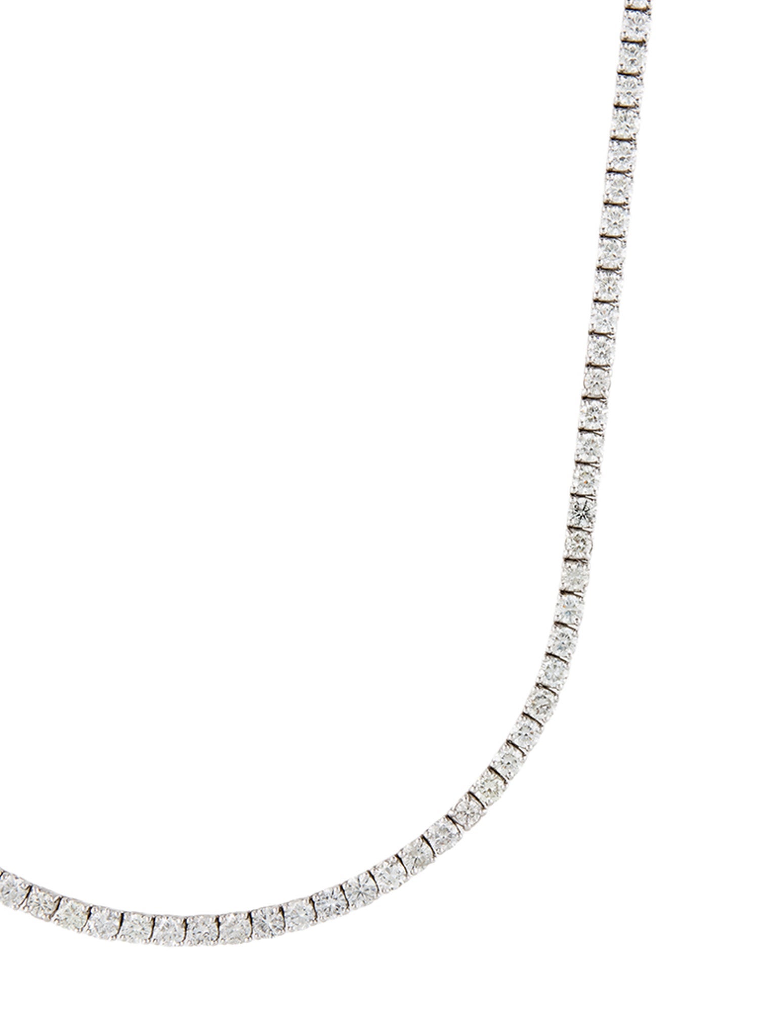 Necklace Platinum 28.39ctw Diamond Tennis