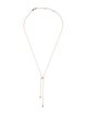 Necklace 14K Diamond "X" Lavalier Necklace