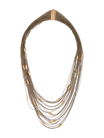 Necklace Calgaro 18K Multi-Chain Collar Necklace