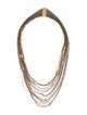Necklace Calgaro 18K Multi-Chain Collar Necklace