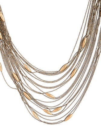 Necklace Calgaro 18K Multi-Chain Collar Necklace