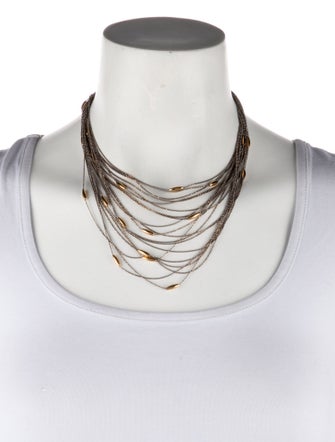 Necklace Calgaro 18K Multi-Chain Collar Necklace