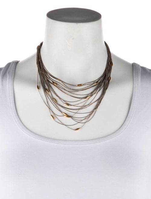 Necklace Calgaro 18K Multi-Chain Collar Necklace