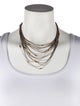 Necklace Calgaro 18K Multi-Chain Collar Necklace