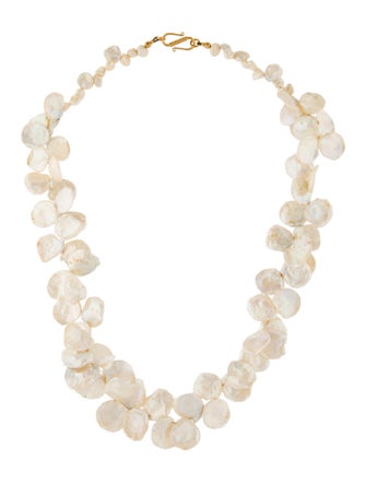 Necklace 18K Baroque Pearl Necklace