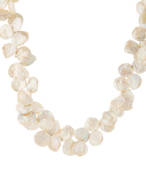 Necklace 18K Baroque Pearl Necklace