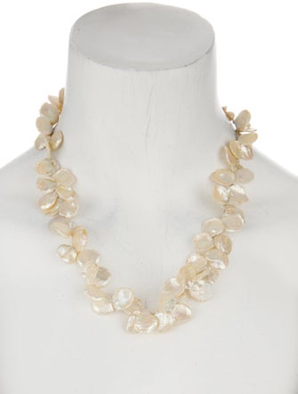 Necklace 18K Baroque Pearl Necklace