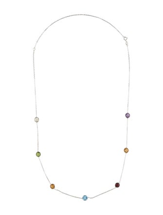 Necklace 14 Multistone Station Necklace