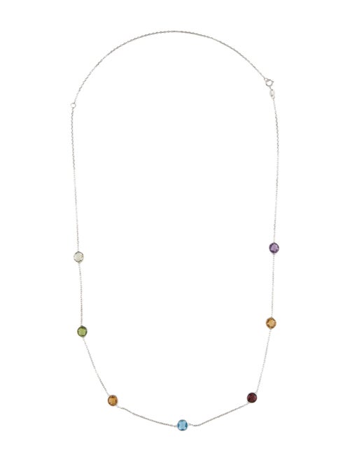 Necklace 14 Multistone Station Necklace