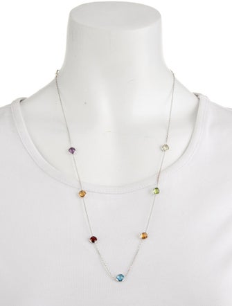 Necklace 14 Multistone Station Necklace