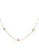Necklace 14K 1.10ctw Diamond Station Necklace