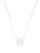 Necklace 14K 1.92ctw Diamond Disc Pendant Necklace