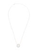 Necklace 14K 1.92ctw Diamond Disc Pendant Necklace