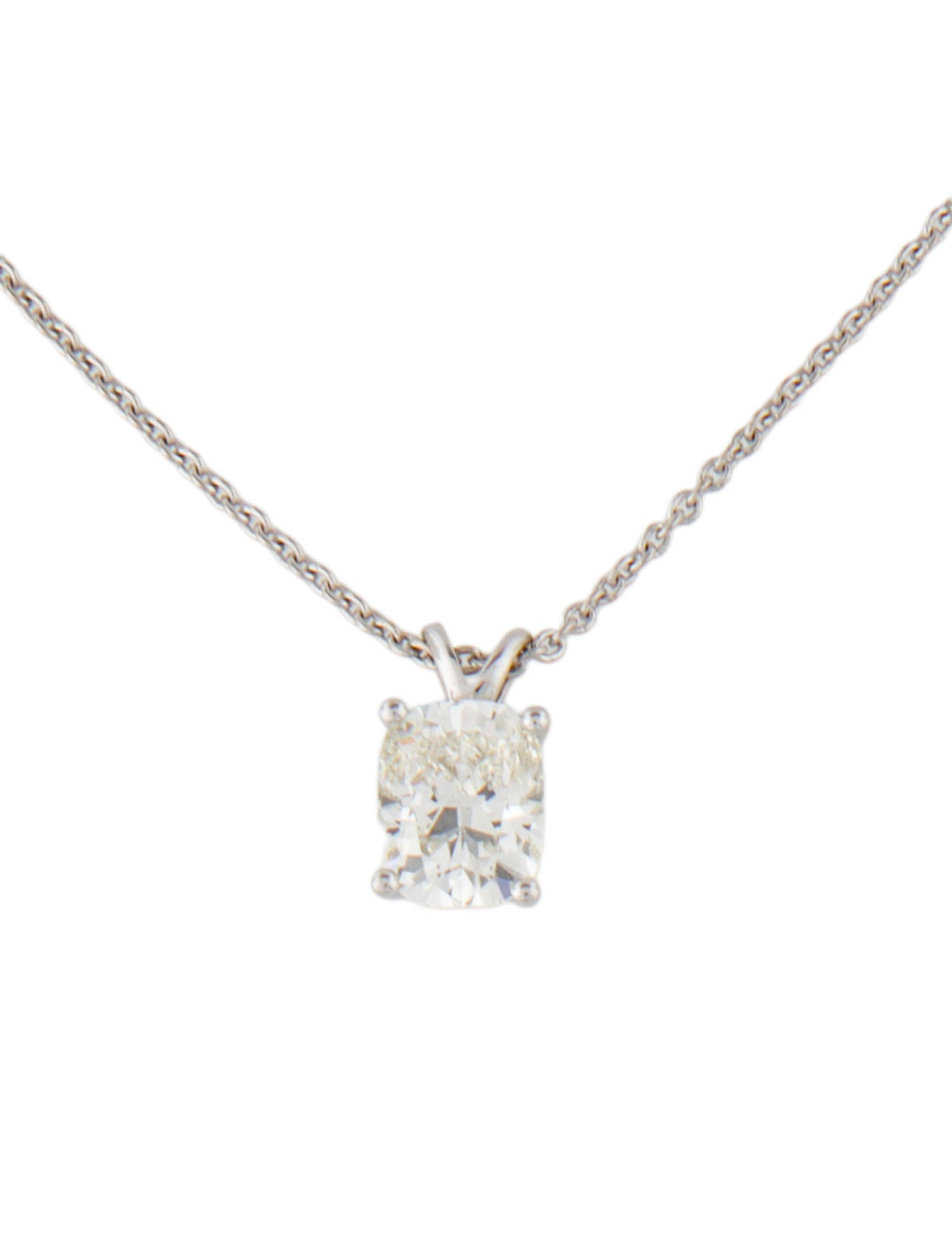 Necklace 14K 2.05ctw Lab-Grown Diamond Solitaire Pendant Necklace