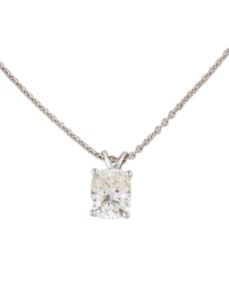Necklace 14K 2.05ctw Lab-Grown Diamond Solitaire Pendant Necklace
