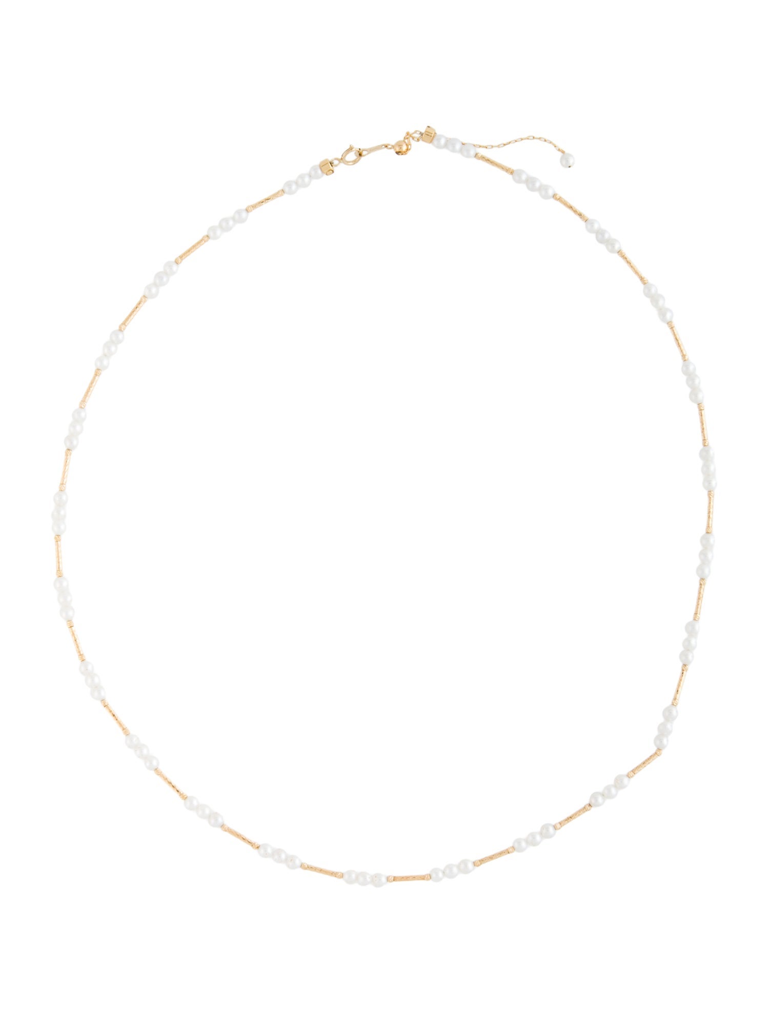 Necklace 18K Pearl Station