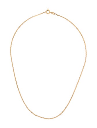 Necklace 14K Cobra Link Chain Necklace