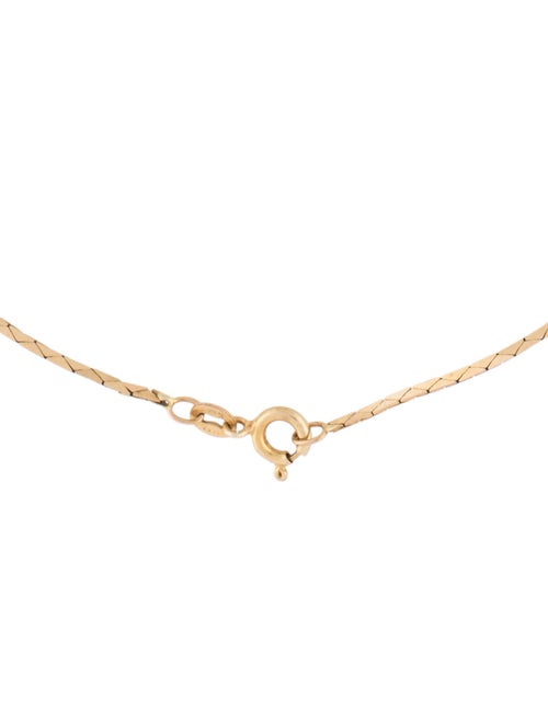 Necklace 14K Cobra Link Chain Necklace