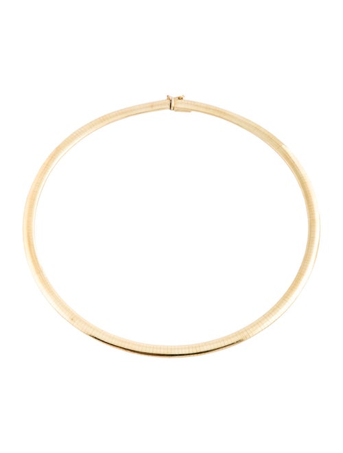 Necklace 14K Domed Omega Chain Link