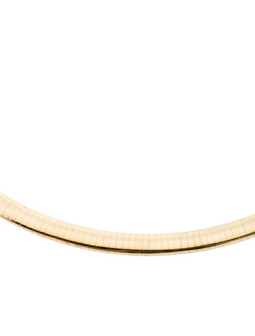 Necklace 14K Domed Omega Chain Link