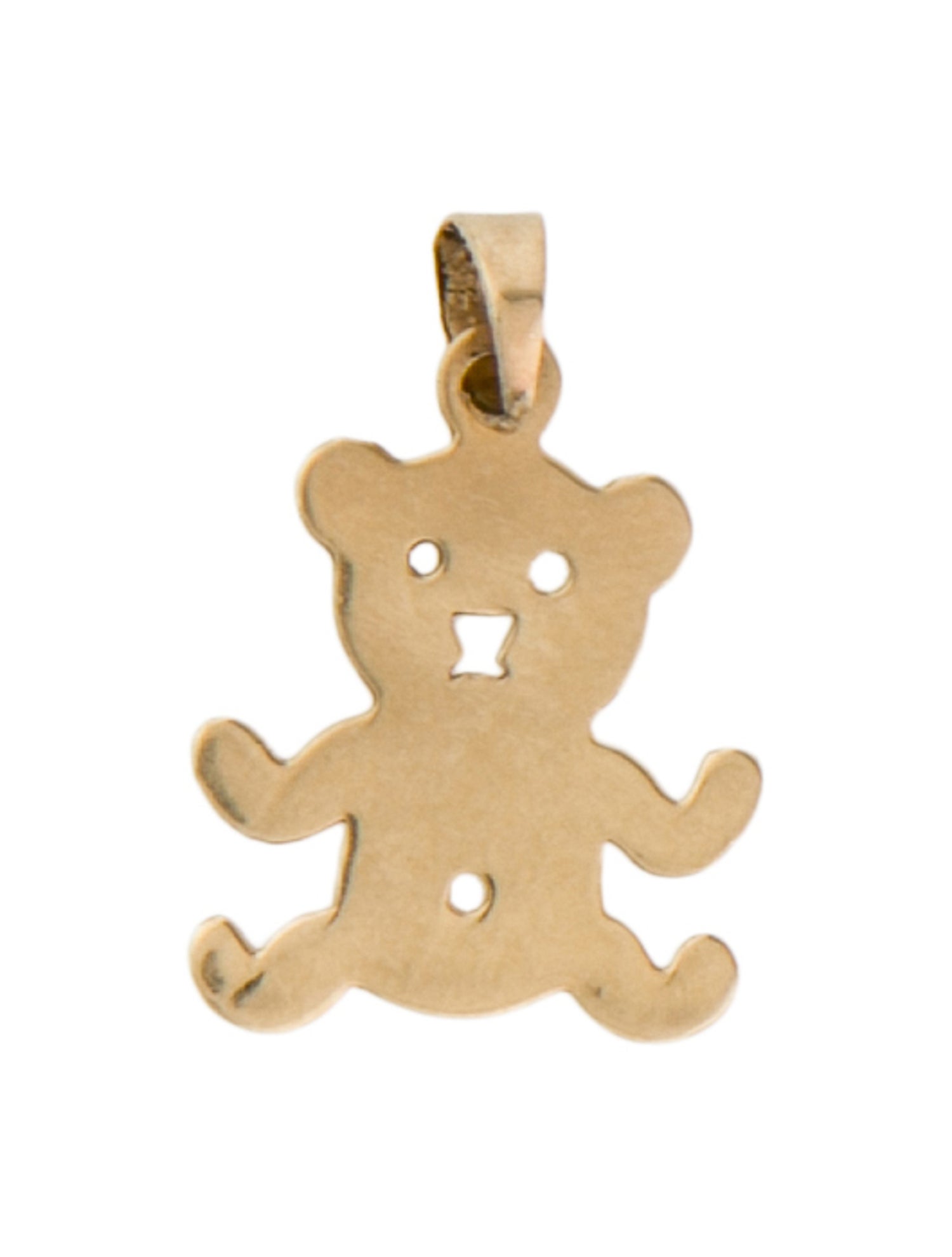 Necklace 14K Bear Charm Pendant