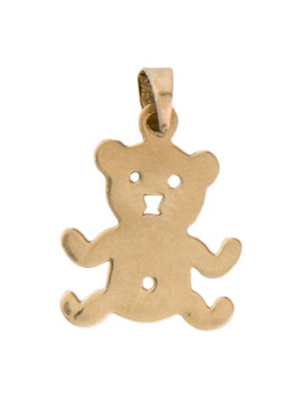 Necklace 14K Bear Charm Pendant