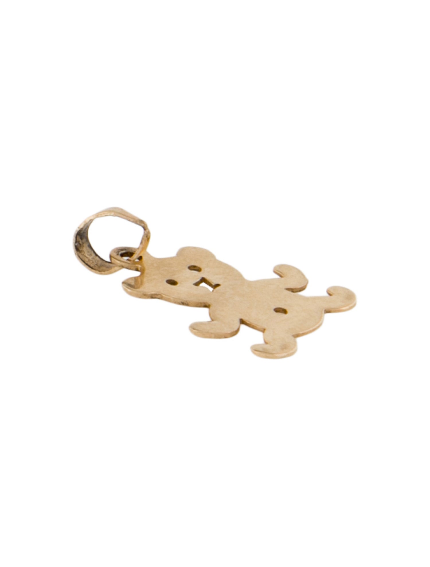 Necklace 14K Bear Charm Pendant