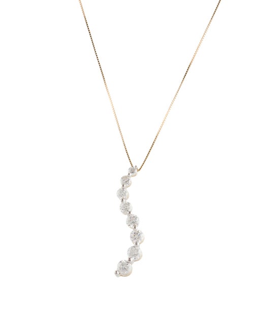 Necklace 14K 3.00ctw Diamond Pendant Necklace