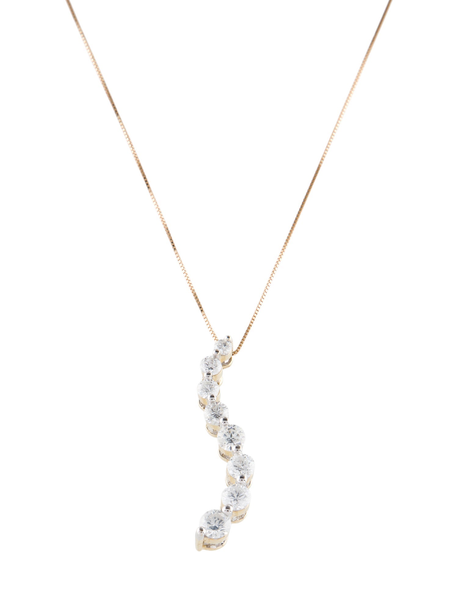 Necklace 14K 3.00ctw Diamond Pendant